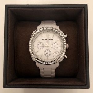 Michael Kors White Chronograph Watch